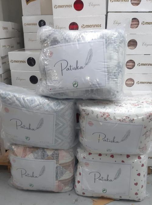 Patiska Polycotton Çift Kişilik Desenli Silikon Yorgan (195x215)