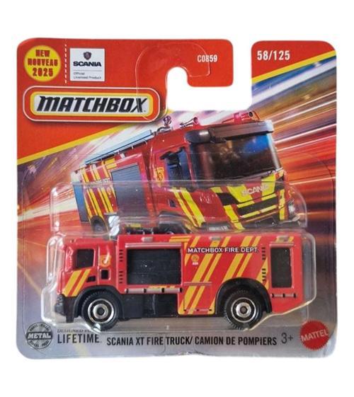 - Scania XT Fire Truck - Kırmızı (1/64) 2025 Case