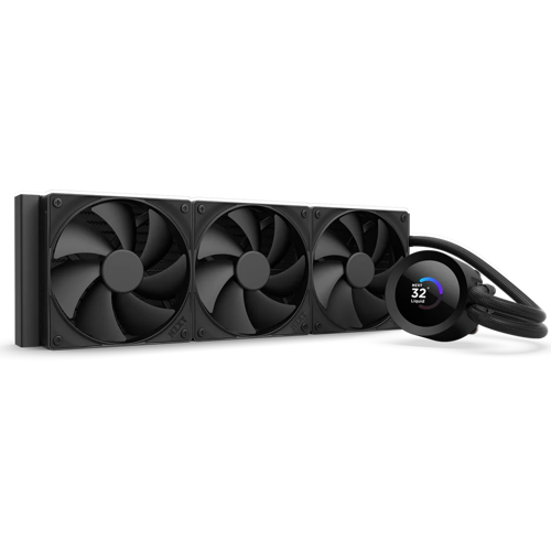 Kraken Plus 360 AIO LCD 360mm Siyah Sıvı İşlemci Soğutucusu RL-KN360-B2