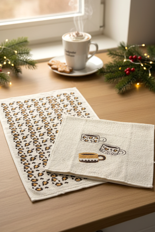 Coffe 2'li Havlu Seti 30x50cm