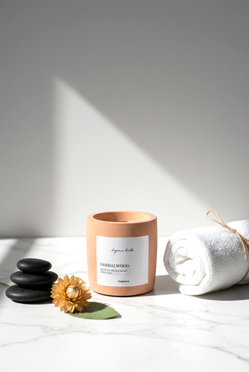 Sandalwood Dekoratif Büyük Mum