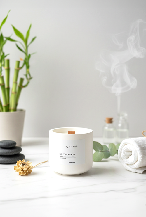 Sandalwood Dekoratif Küçük Mum