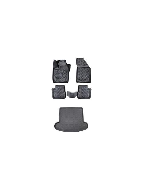 Fiat Egea Sedan 3D Havuzlu Paspas 2015 Sonrası + Bagaj Havuzu