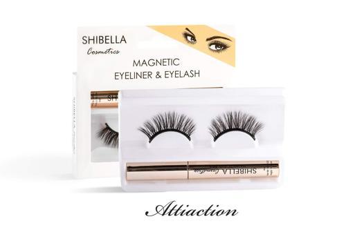  Shibella Cosmetics Manyetik Takma Kirpik ve Manyetik Eyeliner Must Have Serisi - Attraction