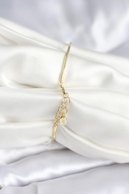 Zarif Bilekler için Sinek Figürlü Golden Pirinç Kadın Bileklik