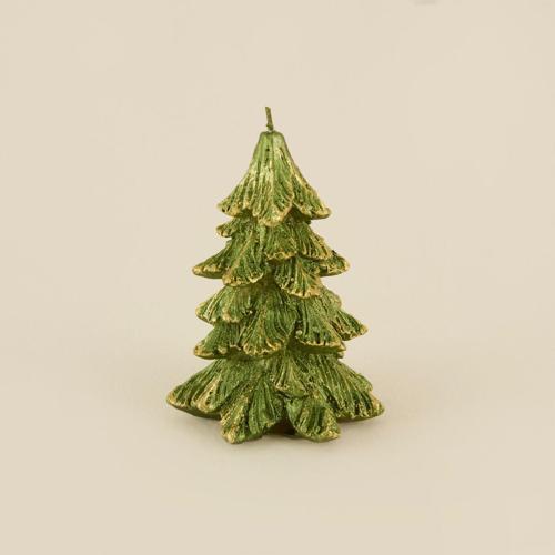 Çam Ağacı Şekilli Mum 6x6x10,7 cm