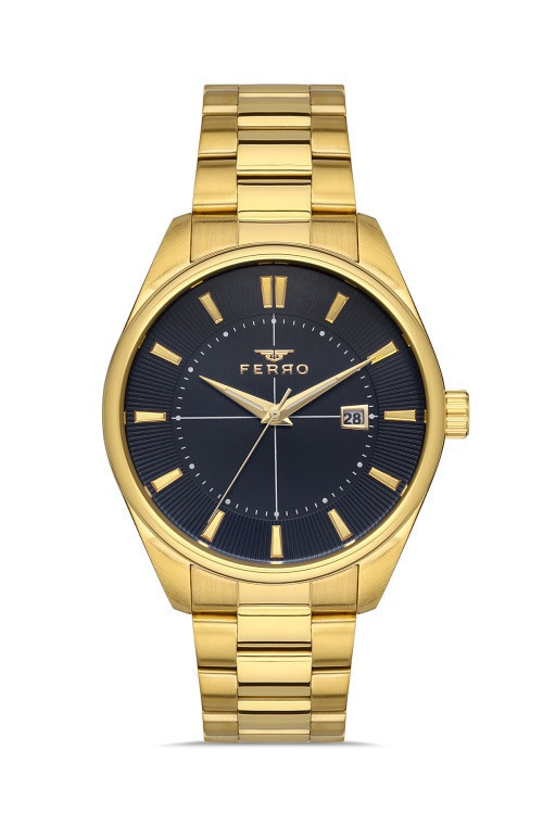 F11239A-B2 Quartz Çelik Altın Rengi 42 mm Erkek Kol Saati