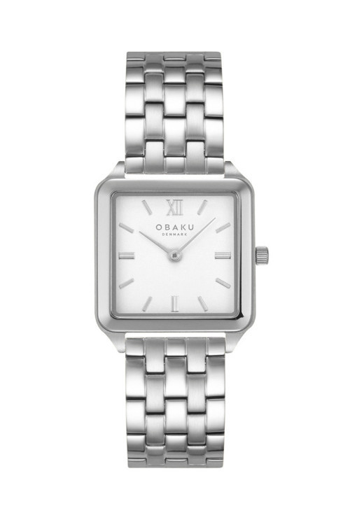 V309LXCWSC Quartz Çelik Gri Beyaz Kadran Safir Cam 26 mm Kadın Kol Saati