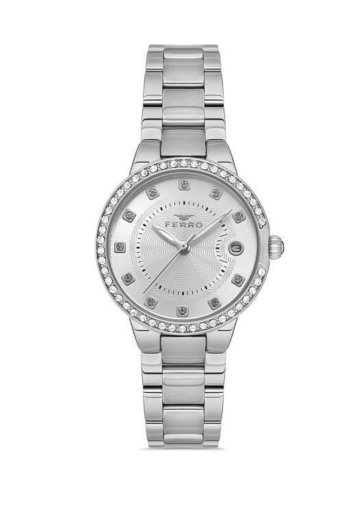 FL21349A-A Quartz Çelik Gri 32 mm Kadın Kol Saati