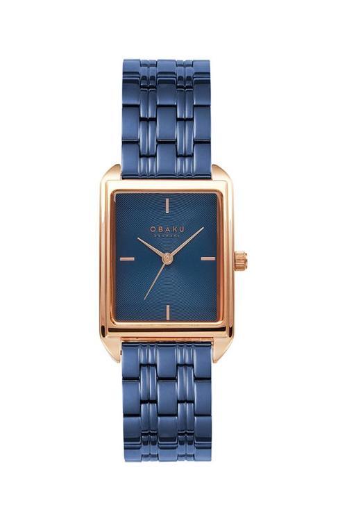 V293LXVLSL Quartz Çelik Mavi Lacivert Kadran 24 mm Kadın Kol Saati