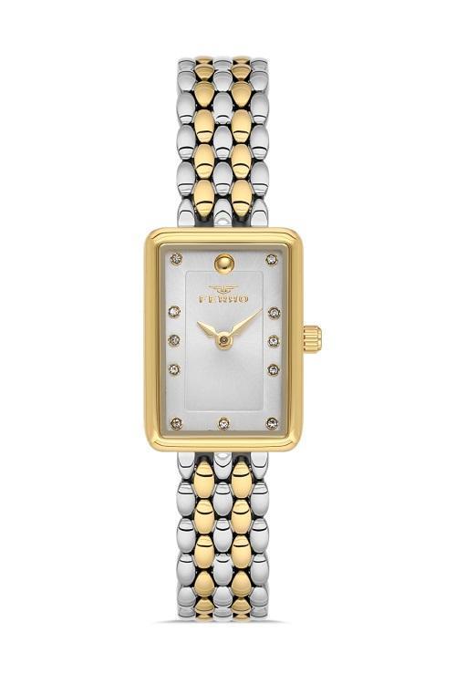 FL21511AWT-D Quartz Çelik Altın/Gri 20 mm Kadın Kol Saati