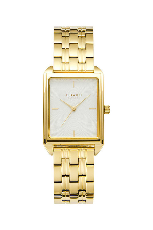 V293LXGISG Quartz Çelik Altın Rengi Beyaz Kadran 24 mm Kadın Kol Saati