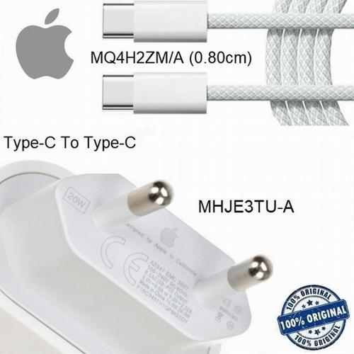 iphone 17 Uyumlu MHJE3TU/A 20W USB-C Güç Adaptörü %100 Orjinal-Barkodlu Bandrollü -Garantili