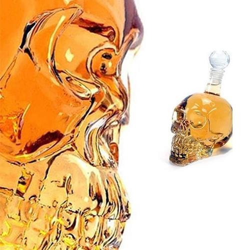 MDB Crystal Head Kuru Kafa Cam Şişe 350 Ml