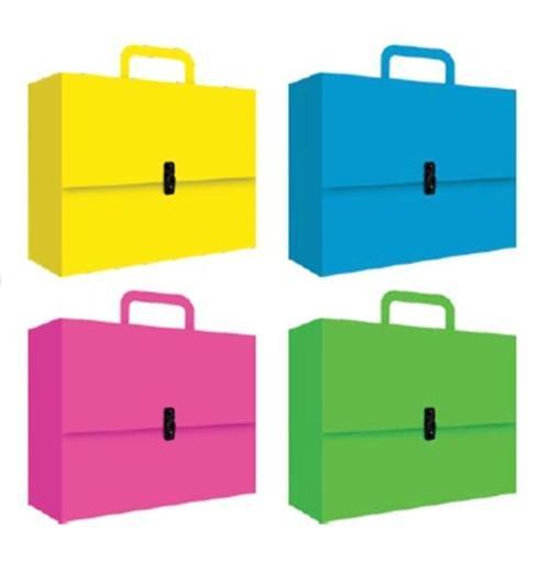 Saplı Kutu Klasör Renkli Kaışık - 1 adet