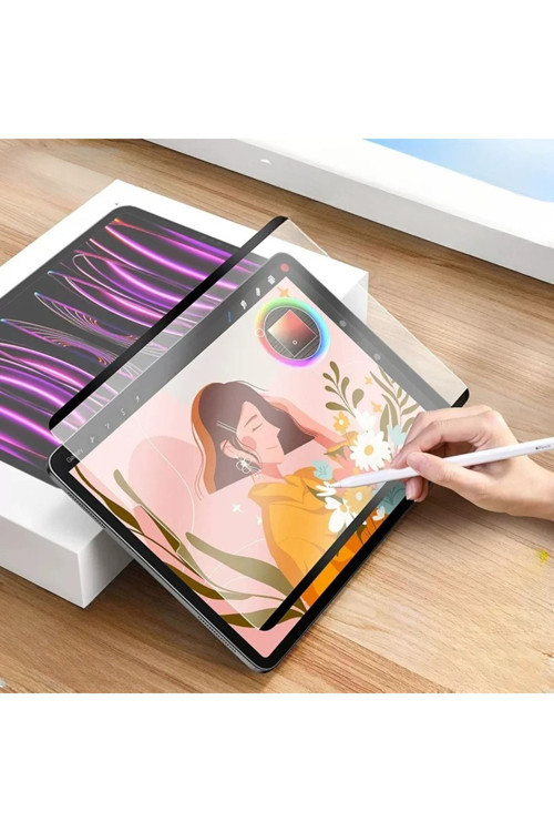Samsung Galaxy Tab S11 Uyumlu Ekran Koruyucu Magnetic (MIKNATISLI) Kağıt Hissiyatlı SM-X730