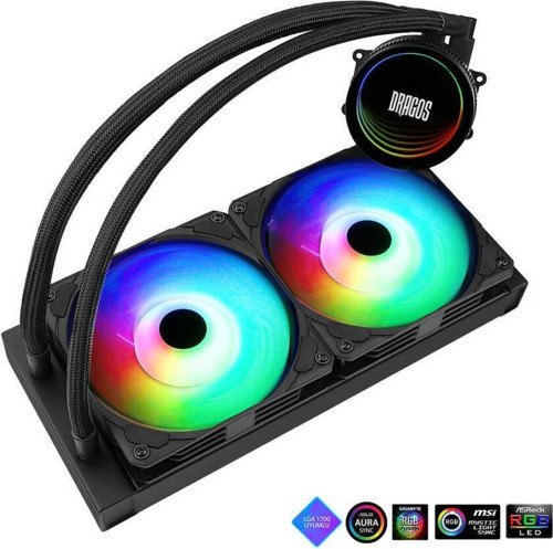 Vortex V-240 ARGB Kumandalı 240mm İşlemci Sıvı Soğutma