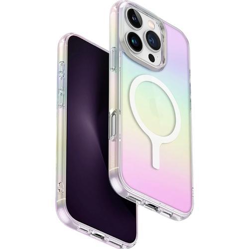 Iridescia iPhone 16 Pro MagSafe Rainbow Kılıf - Beyaz