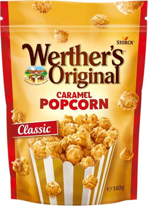 Werther's Original Caramel Popcorn Classic - Krema ve Karamel Kaplamalı Patlamış Mısır 140gr