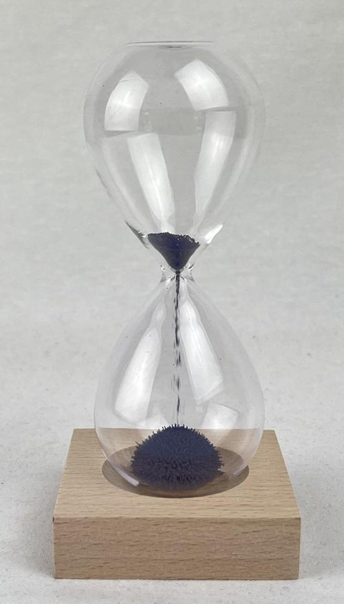 Mıknatıslı Kum Saati Ahşap Standlı