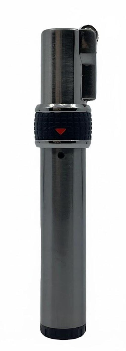 Tek Torch Jet Alev Metal Çakmak - Siyah