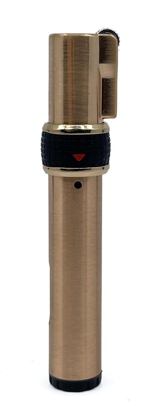 Tek Torch Jet Alev Metal Çakmak - Gold
