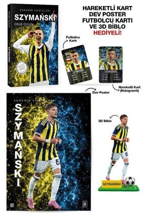 Szymanski-Sahanın Yıldızları - Hareketli Kart - Dev Poster - Futbolcu Kartı ve 3D Biblo Hediyeli!