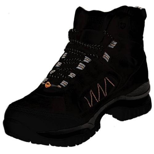 Rocket Camp Mid.Waterprof Mens Boat Su geçirmez Nefes Alabilen Nubuk Erkek Bot Siyah