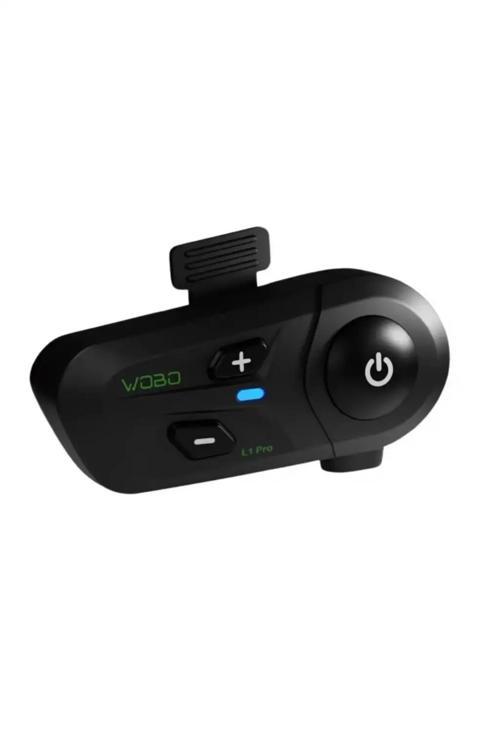 L-1 PRO Tek Kişilik Motosiklet Kask Bluetooth Intercom Kulaklık Seti
