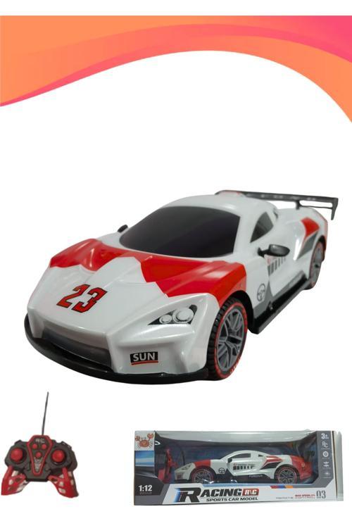 1:12 Büyük Boy 30 Cm Uzaktan Kumandalı Full Fonksiyon Şarjlı Kırmızı Yarış Arabası