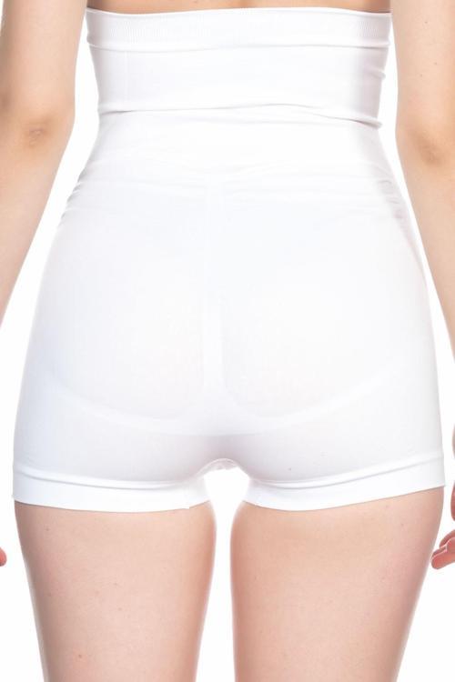 Beyaz Mı Emay 2047 Yüksek Bel Boxer Korse