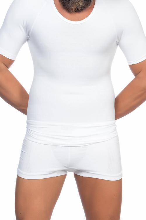 Beyaz Mı Emay E1010 Yarım Kol Erkek Korse Atlet