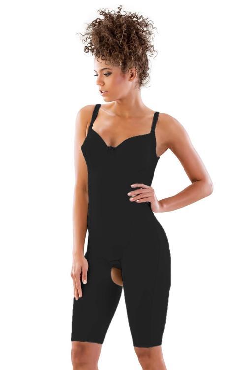 Siyah Mı Emay 2822 Balen Sütyenli Paçalı Boy Lazer Korse