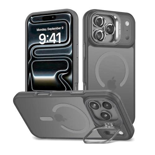 iPhone 17 Pro Max Kılıf Armor Seri Magsafe Uyumlu Stand Özellikli Kamera Lensli Kapak