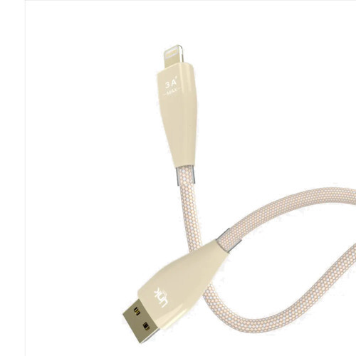 K692 USB-A to Lightning 3A Hızlı Örgü Data ve Şarj Kablosu