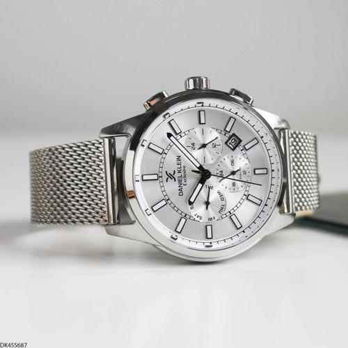 DK455687 Çelik Hasır Kordonlu Erkek Kol Saati