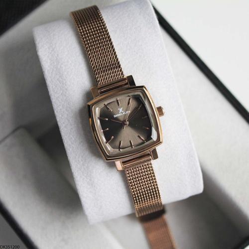 DK351200 Çelik Hasır Kordonlu Kadın Kol Saati