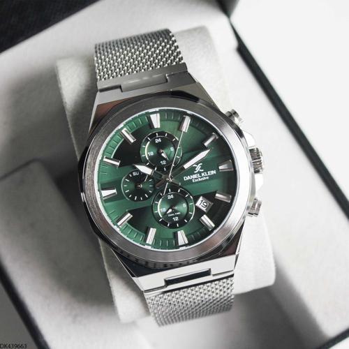 DK439663 Çelik Hasır Kordonlu Erkek Kol Saati