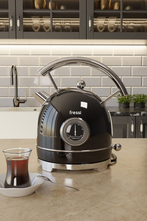 Isı Göstergeli Retro Kettle Su Isıtıcısı 1,8 Litre Fr-Kt06 Magnoli