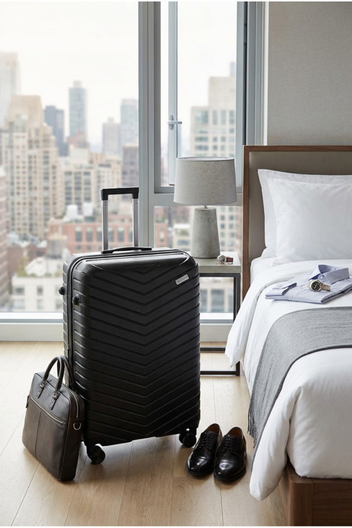 Wx-1001 Siyah Kabin Boy Valiz