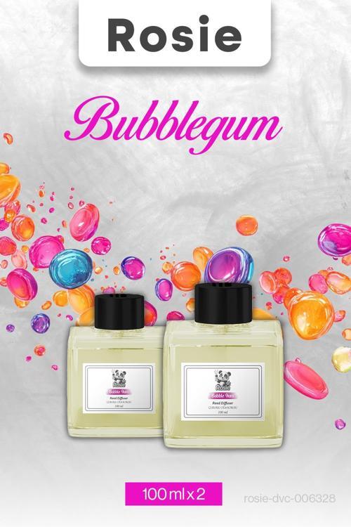 2 Adet Bubblegum (sakız) Rosie Çubuklu Oda Kokusu 100 ml