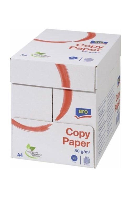 A4 Fotokopi Kağıdı 80 Gr 2500 Adet 5'Li Paket / 1 Koli