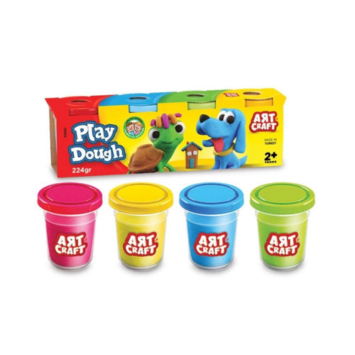 BFS 03280 Art Craft 4'lü Oyun Hamuru 224 gr -Dede