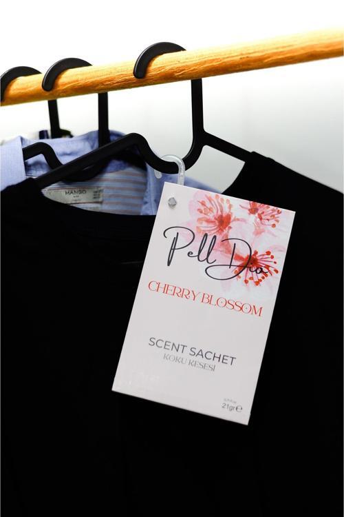 Kiraz Çiçeği Dolap Ayakkabılık Ve Çekmece Parfümlü Kese Kokusu Oda Koku Kesesi