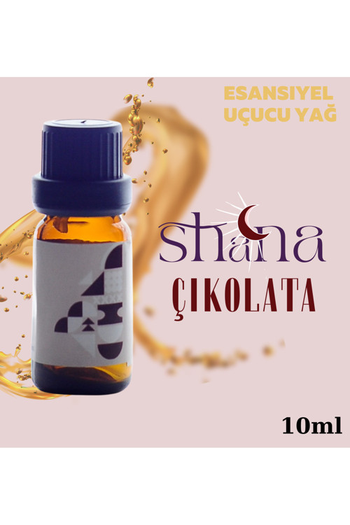 Çikolata Esansiyel Uçucu Yağ, Buhurdanlık Yağı, Difüzör Esansı, Oda Kokusu 10Ml