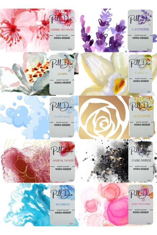 10'Lu Dolap Ayakkabılık Ve Çekmece Parfümlü Kese Kokusu Oda Koku Kesesi