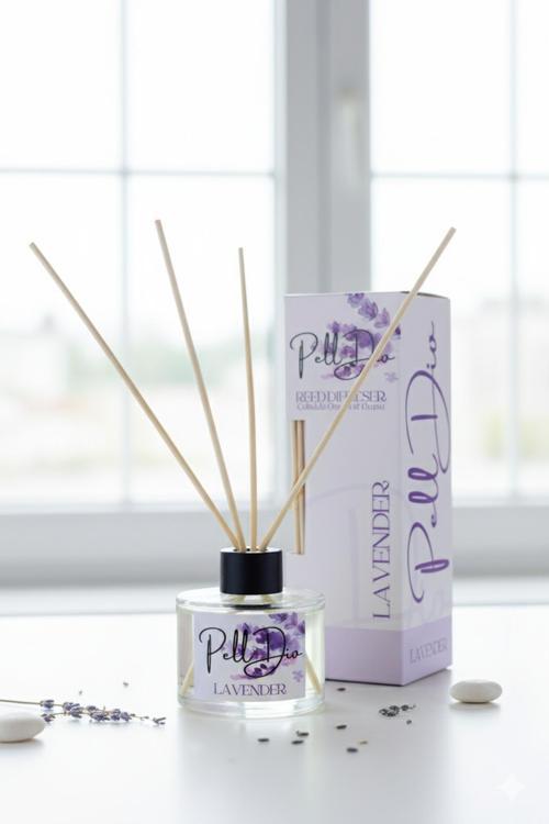 Lavanta Bambu Çubuklu Ortam Ev Oda Salon Koku Kokusu Ve Oda Parfümü 120 Ml