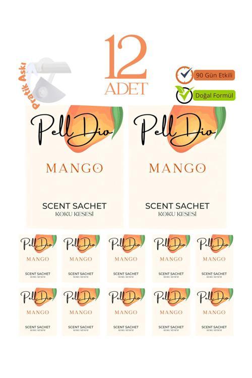 12'Li Mango Ayakkabılık Dolap Ve Çekmece Parfümlü Kese Kokusu Oda Koku Kesesi