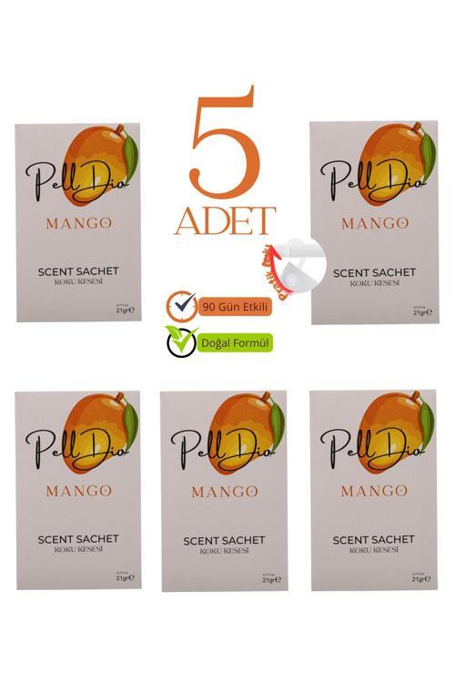 5'Li Mango Dolap Ayakkabılık Ve Çekmece Parfümlü Kese Kokusu Oda Koku Kesesi
