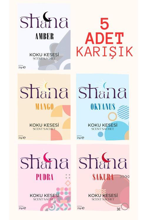 5'Li Karışık Dolap Ayakkabılık Ve Çekmece Parfümlü Kese Kokusu Oda Koku Kesesi-1